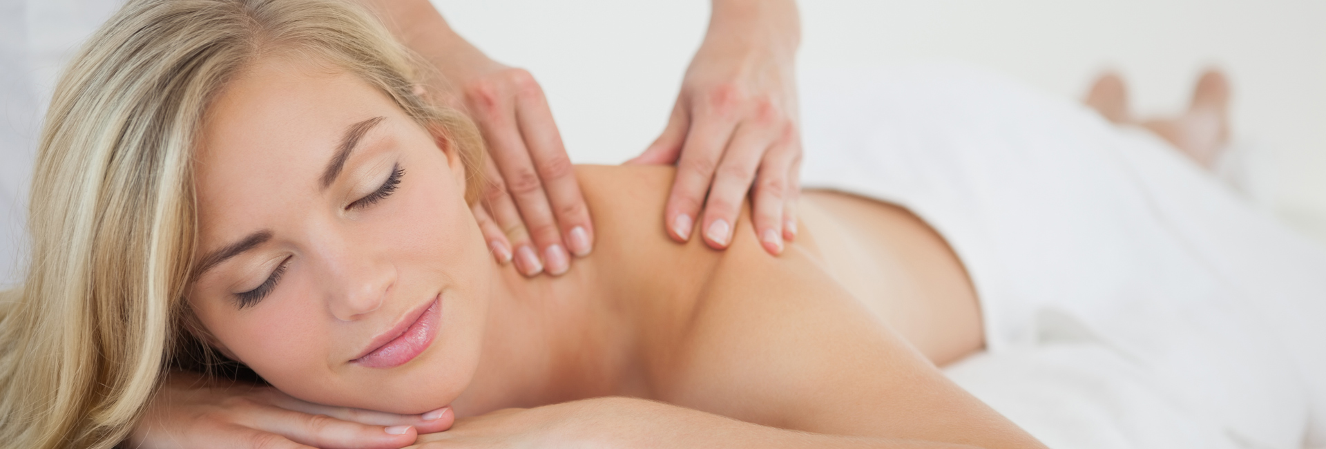 Young Woman Enjoying A Massage